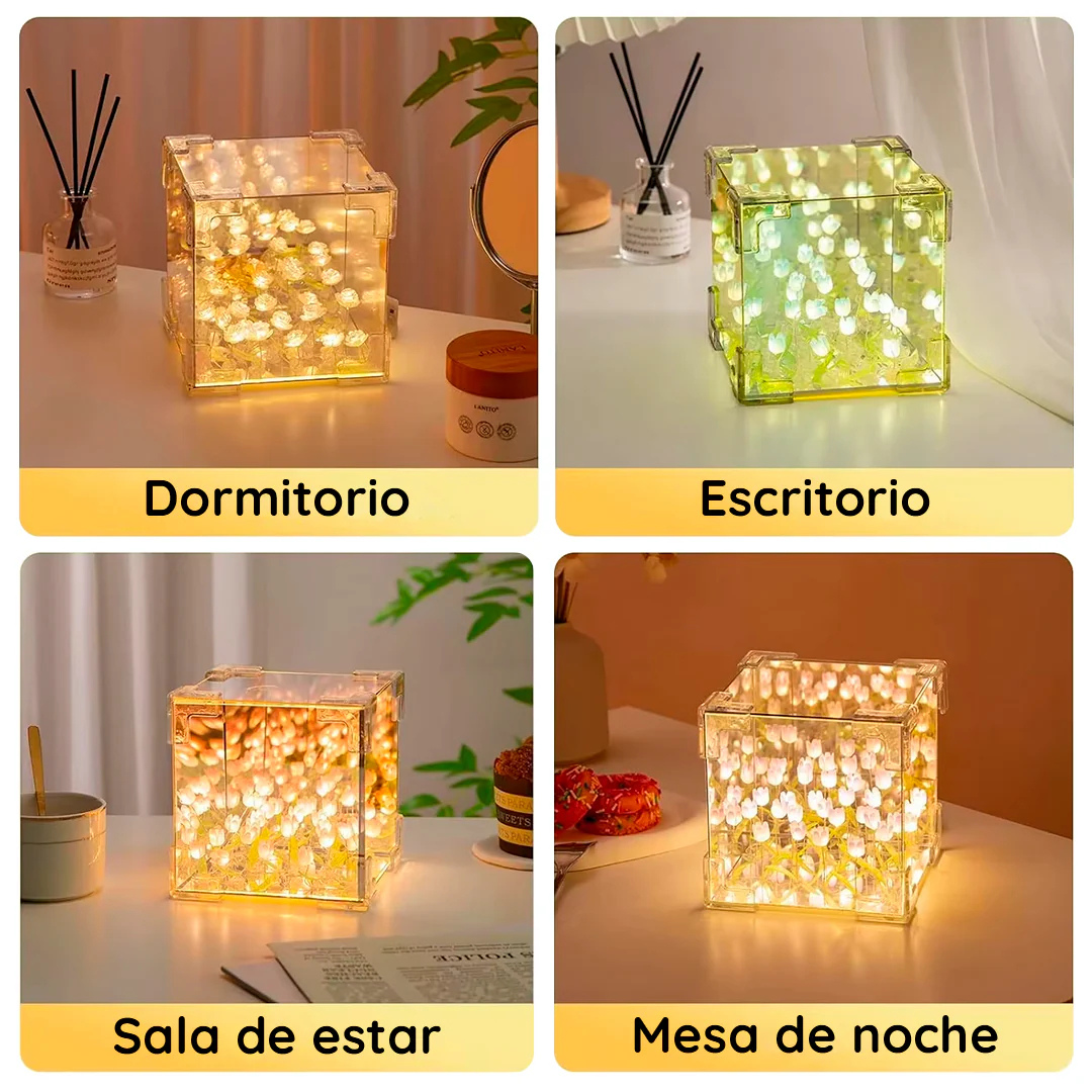 Lámpara de Tulipanes Infinitos