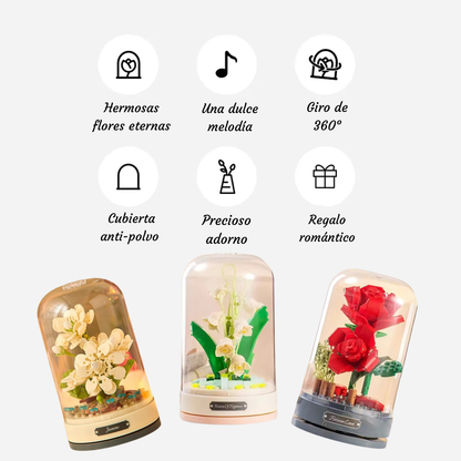 Caja Musical de Flores
